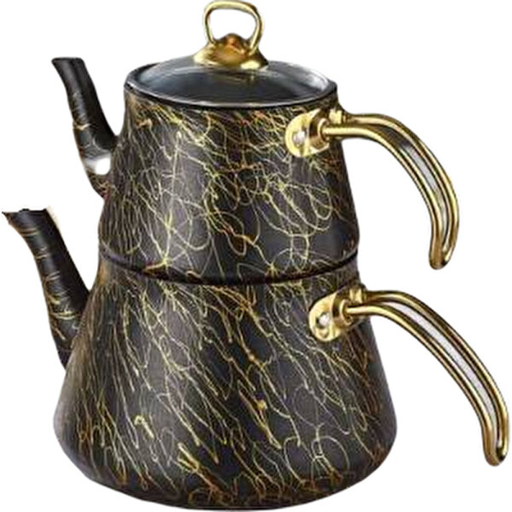 Polo Chef Döküm Granit Çaydanlık Büyük Boy Çay / Çaydanlık Setleri Fiyatı