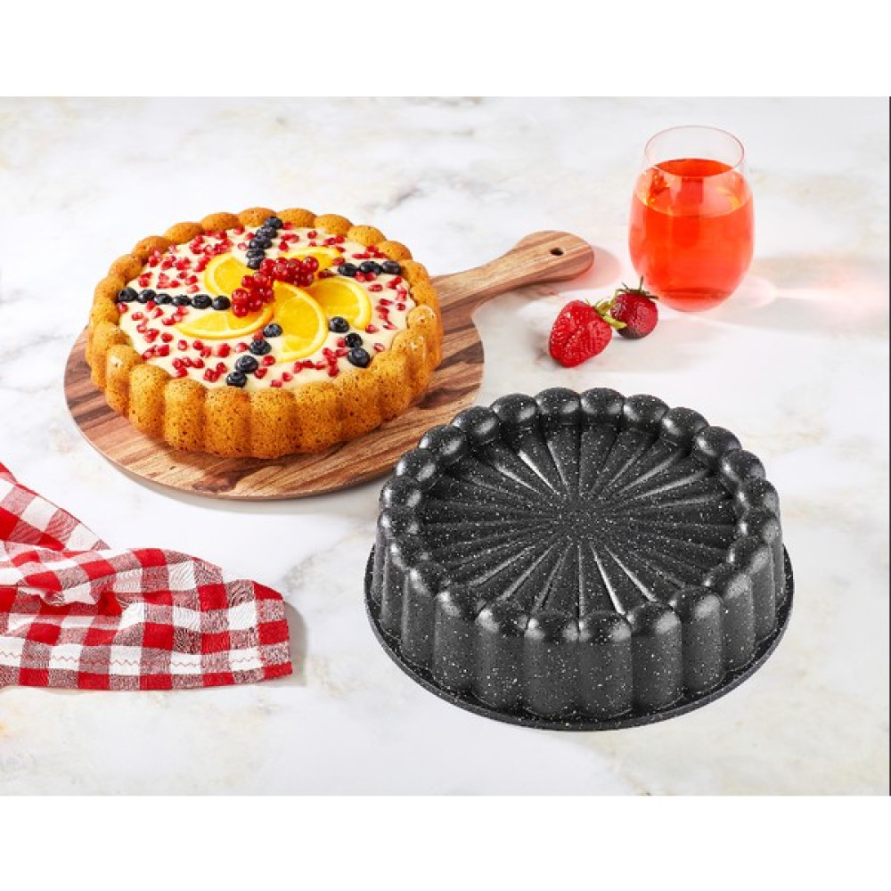 Polo Chef Elif Döküm Granit Tart Kalıbı Yapışmaz Yanmaz 26 Cm Kek Kalıpları Fiyatı
