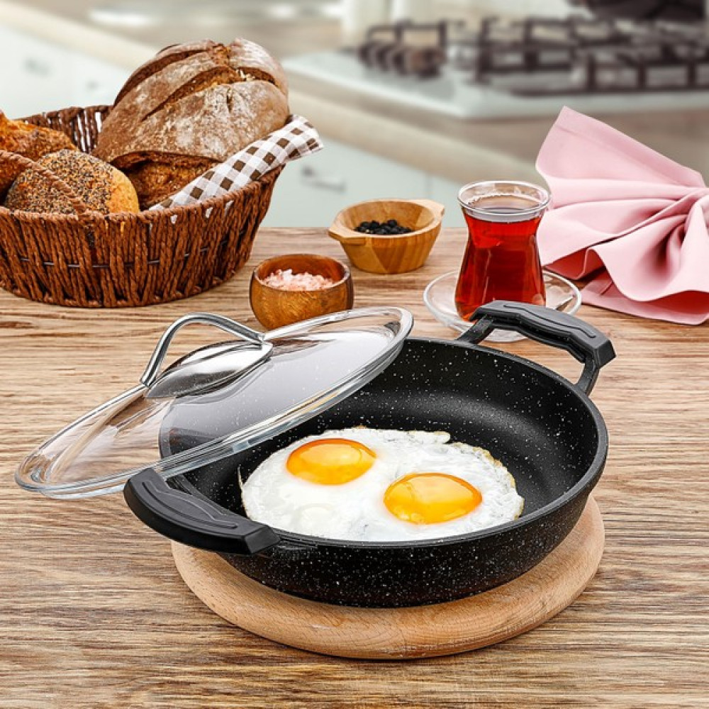 Polo Chef Iron Dokum Granıt Kapaklı Sahan 22 cm Tavalar Fiyatı