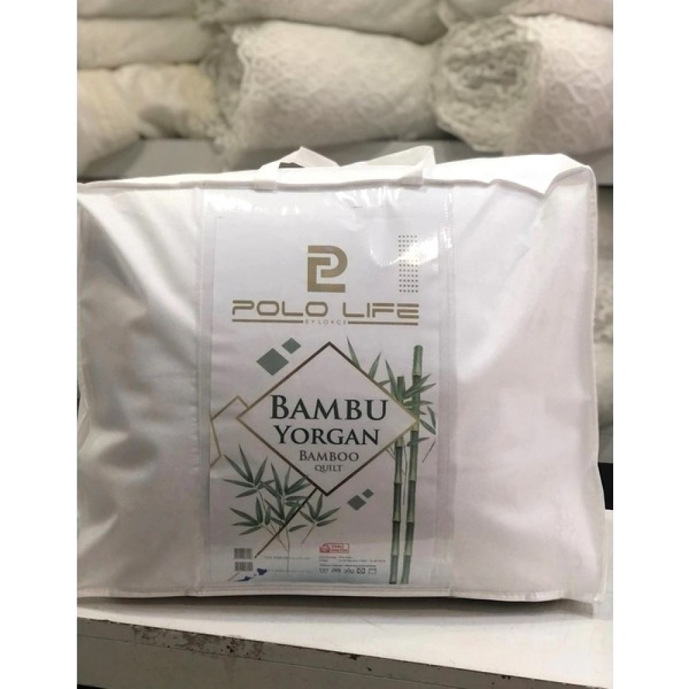 Polo Life %60 Bambu %40 Fiber Dolgulu Çift Kişilik Bamboo Yorgan (195X215) - 195 x 215 cm - 010 - Beyaz Yorgan Fiyatı