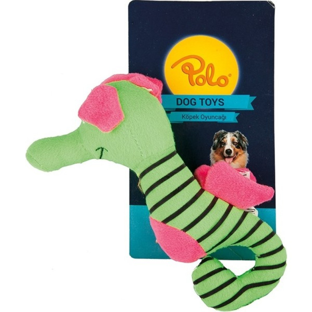 Polo. Peluş Çizgili Denizatı Yeşil/Mavi Köpek Oyuncağı 18 Cm Oto Boyaları Fiyatı