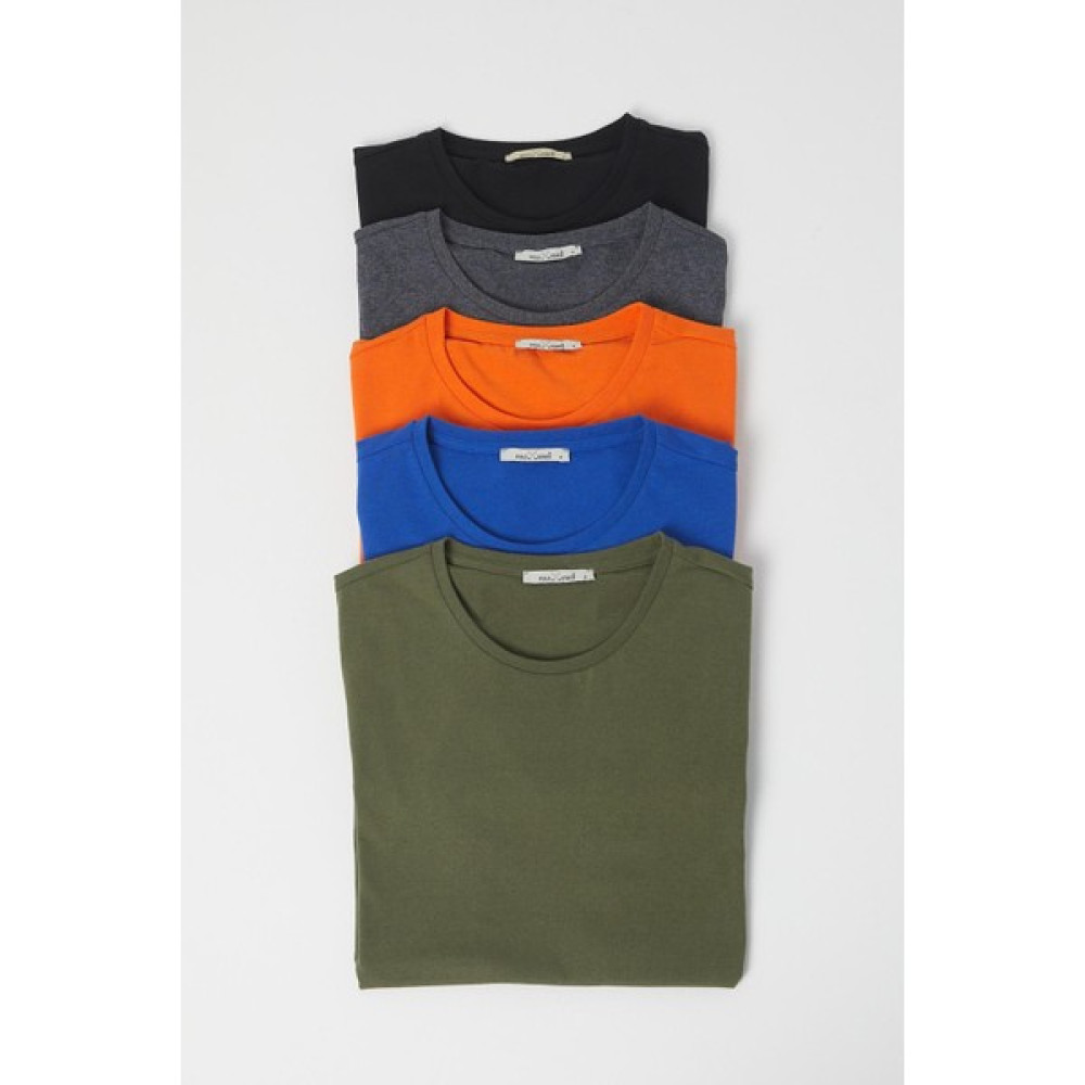 Polo State Erkek 5-Li T-Shirt Saks Erkek T-shirt Fiyatı