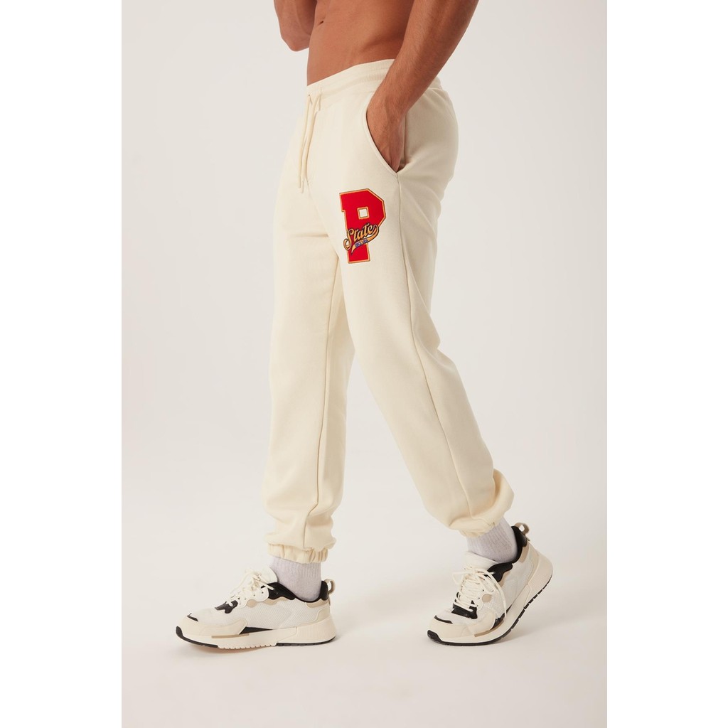 Polo State Erkek Jogger 3 Iplik Eşofman Beyaz Erkek Eşofman Fiyatı