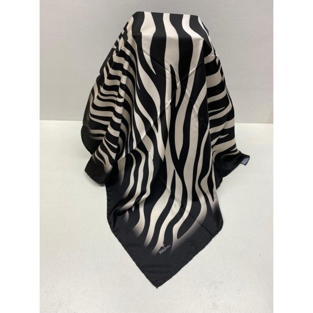 Polo Well Zebra Desenli Dijital Twil Eşarplar Eşarp Fiyatı