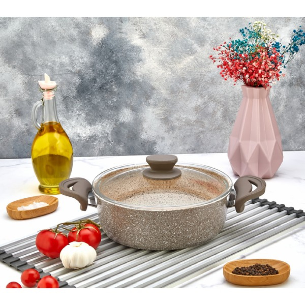 PoloChef Panamera 22CM Granit Ezme Basık Tencere Karnıyarık Tenceresi Tencere / Tava Setleri Fiyatı