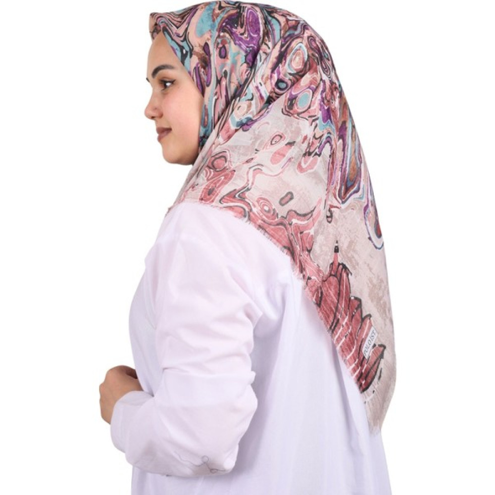 Poloist  Poloist Desenli Keten Flamlı Eşarp - DESEN-709 - Renk-03 -86 Çanta (Outdoor) Fiyatı