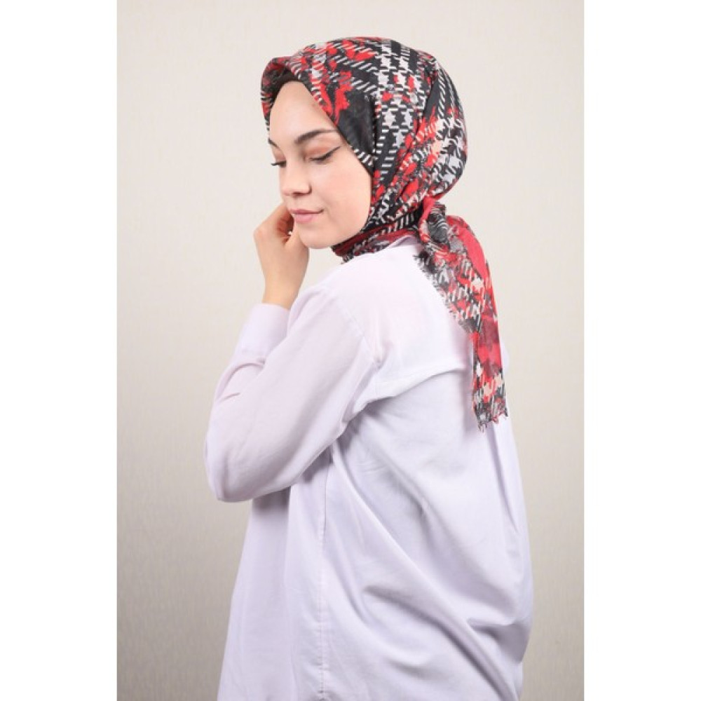 Poloist  Poloist Desenli Keten Flamlı Eşarp - DESEN-712 - Renk-06 -75 Çanta (Outdoor) Fiyatı