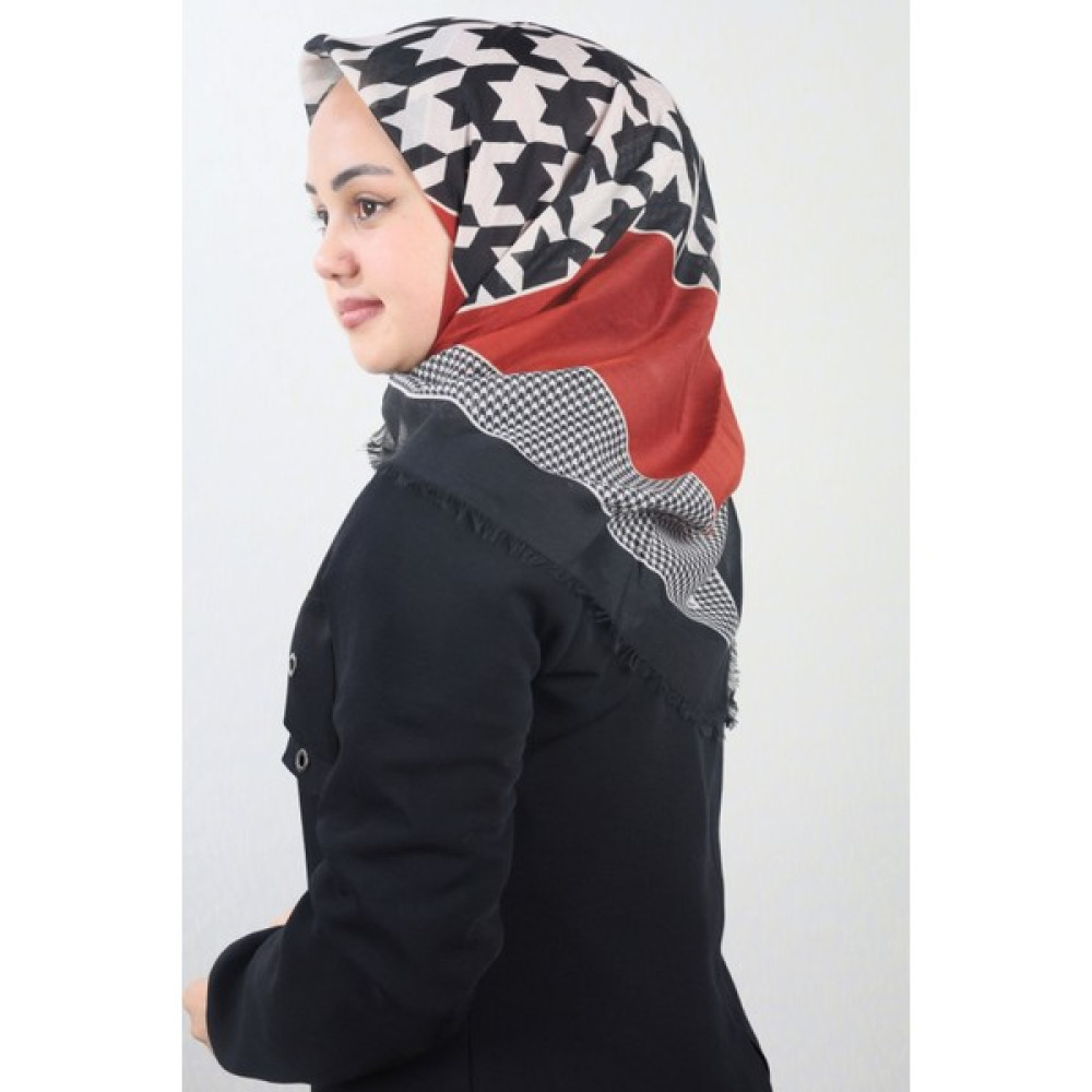 Poloist Poloist Desenli Sökme Tülbent - DESEN-270 - Renk-11 -86 Eşarp Fiyatı
