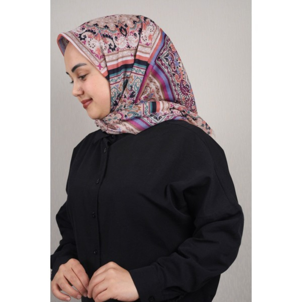Poloist Poloist Desenli Sökme Tülbent - DESEN-289 - Renk-17 -98 Eşarp Fiyatı