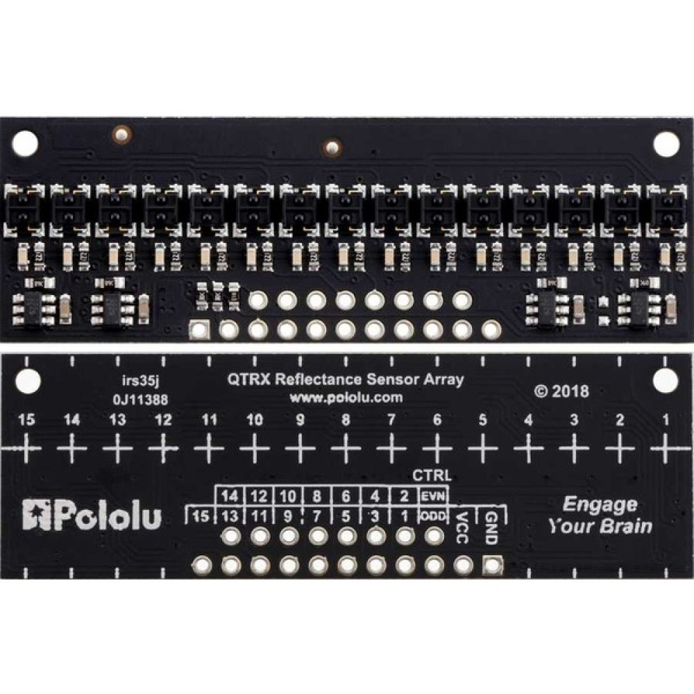Pololu QTRX-HD-15RC 15'li Çizgi Algılama Sensörü (Sık Sensör Dizilimli) Oto Boyaları Fiyatı