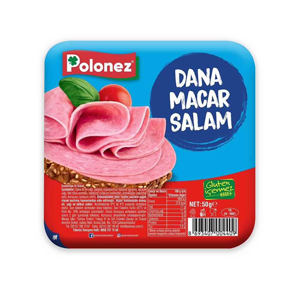 Polonez Dana Macar Salam 50 Gr Şarküteri Fiyatı