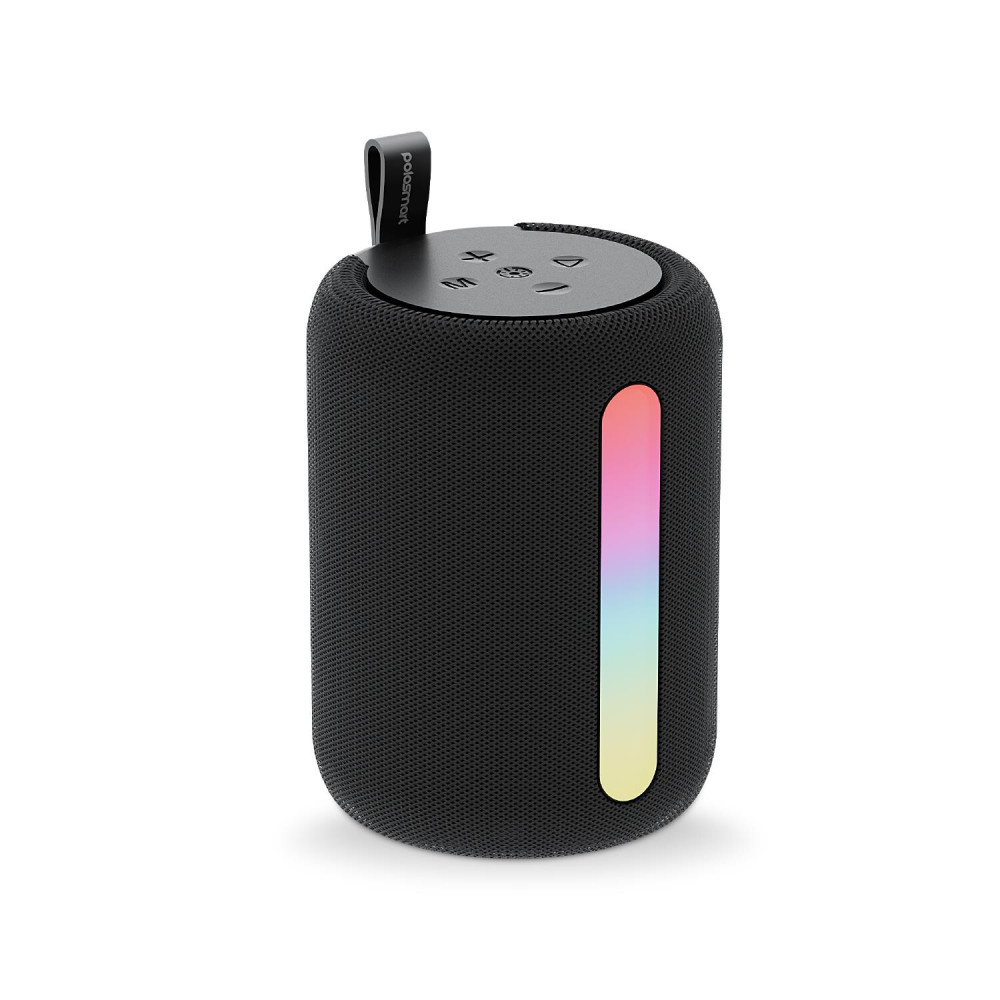 Polosmart FS110 Işıklı Taşınabilir Kablosuz Bluetooth Speaker Hoparlör 1200 mAh Siyah Bluetooth Hoparlör Fiyatı
