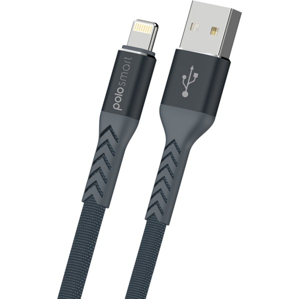 Polosmart PSM22 Lightning Süper Hızlı Şarj Kablosu 1.2m Siyah Cep Telefonu Kablosu Fiyatı