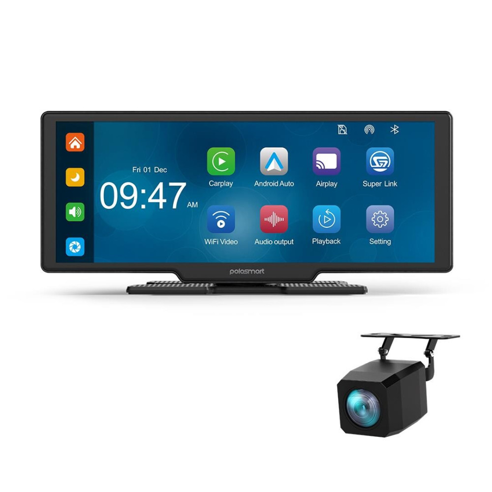 Polosmart PSM700 Araç İçi Akıllı Ekran Ön ve Arka Kameralı Kablosuz Carplay ve Android Auto Destekli Diğer Fiyatı