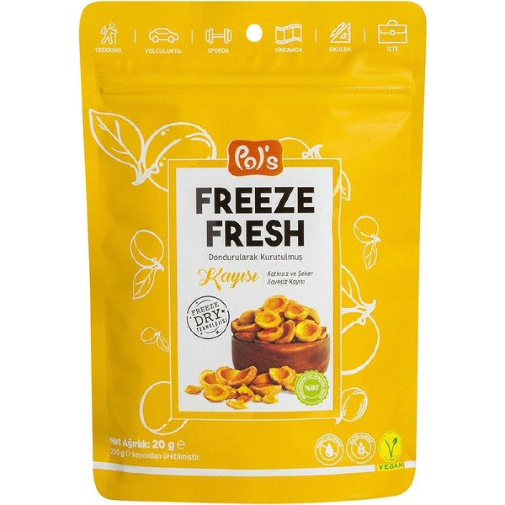 Pol's Freeze Fresh Kayısı 15 gr Diğer Fiyatı
