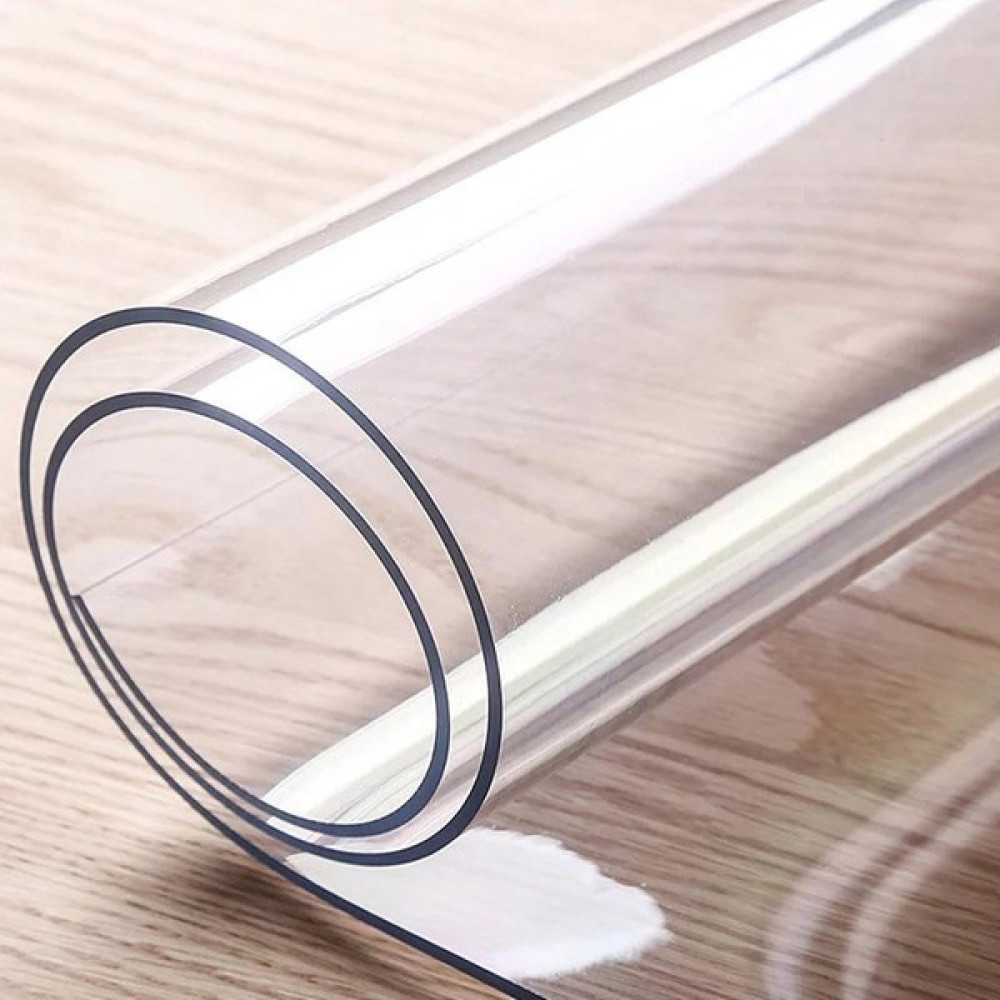 Polset Şeffaf Masa Örtüsü 1.8mm Pvc Koruyucu Masa Örtüsü - 100 x 170 cm Masa Örtüsü Fiyatı