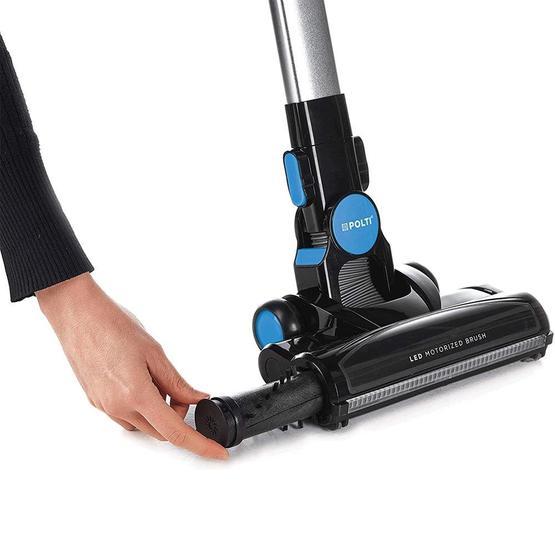 Polti Forzaspira Slim SR100 Şarjlı Dik Süpürge Mavi
