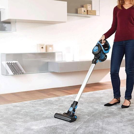 Polti Forzaspira Slim SR100 Şarjlı Dik Süpürge Mavi