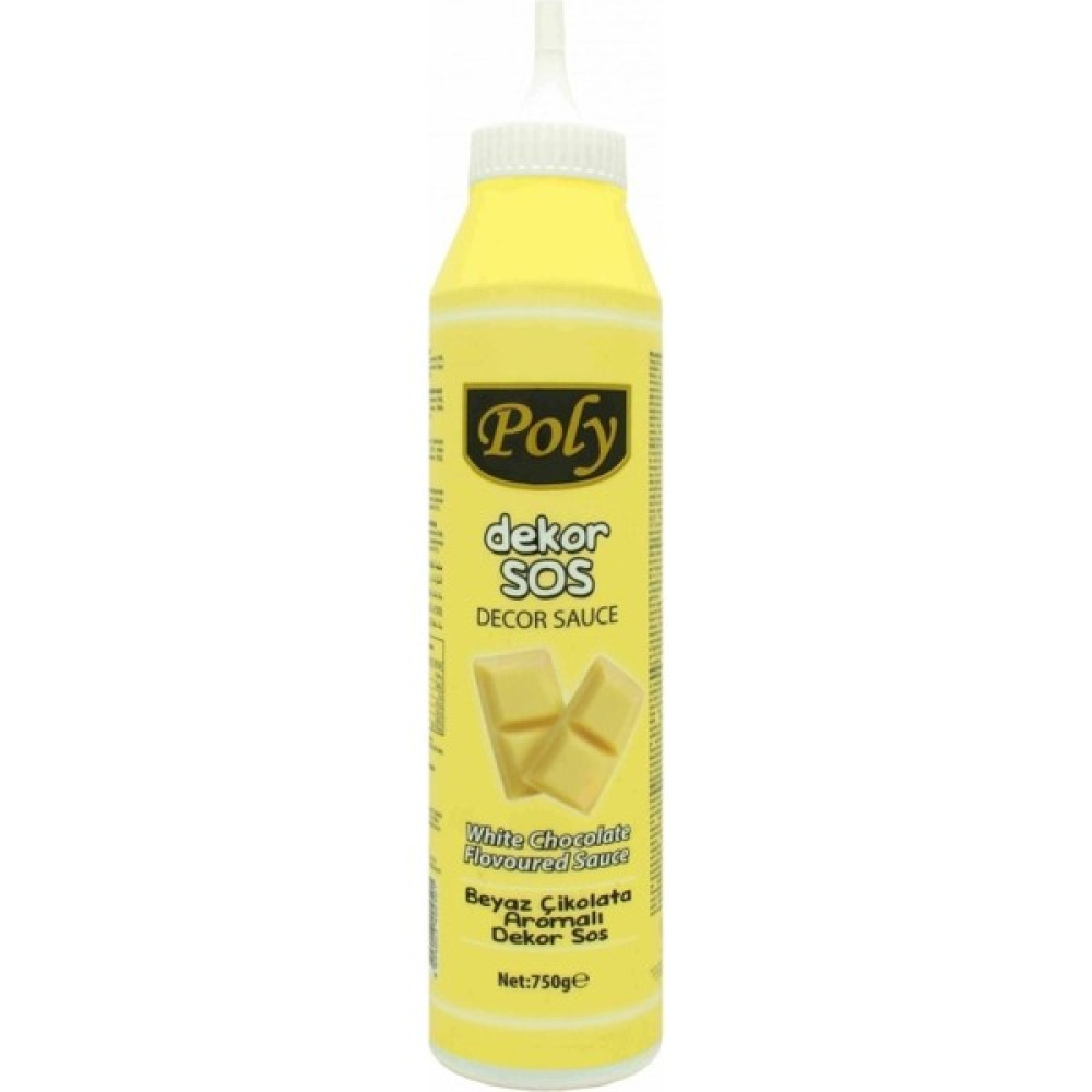 Poly Beyaz Çikolata Dekor Sos 750 gr Oto Boyaları Fiyatı
