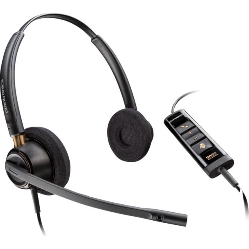 Poly Encorepro 525 Usb-A Stereo Mikrofonlu Kulaklık 783R3AA - Siyah Kulak Üstü Kulaklık Fiyatı