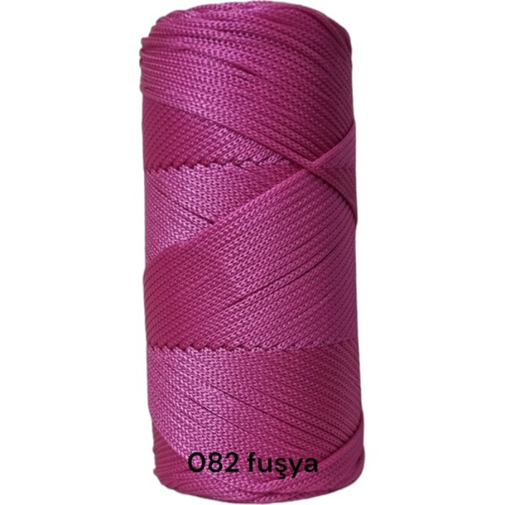 Polyester Makrome Ipi 200GR Makrome Ipi Çanta Ipi Runner Ipi Örgü Ipi No4 - 1.4mm Makrome Ipi - fuşya 082 Oyun & Hobi Fiyatı