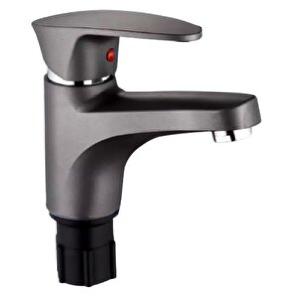 Polyfit Antrasit Gri Mix Banyo Lavabo Bataryası Mini Model 7016 Antrasit Bataryalar Fiyatı