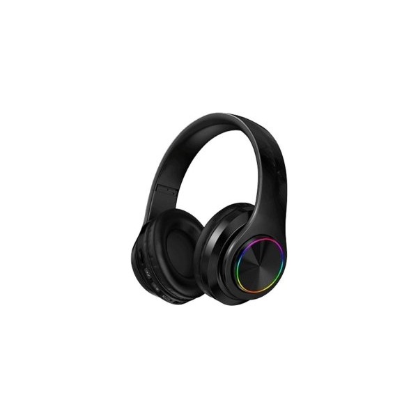 PolyGold B39 Değişken LED Işıklı Şık Tasarım Kulaküstü Kablosuz Bluetooth 5.0 Kulaklık - Siyah Evcil Hayvan Ürünleri Fiyatı