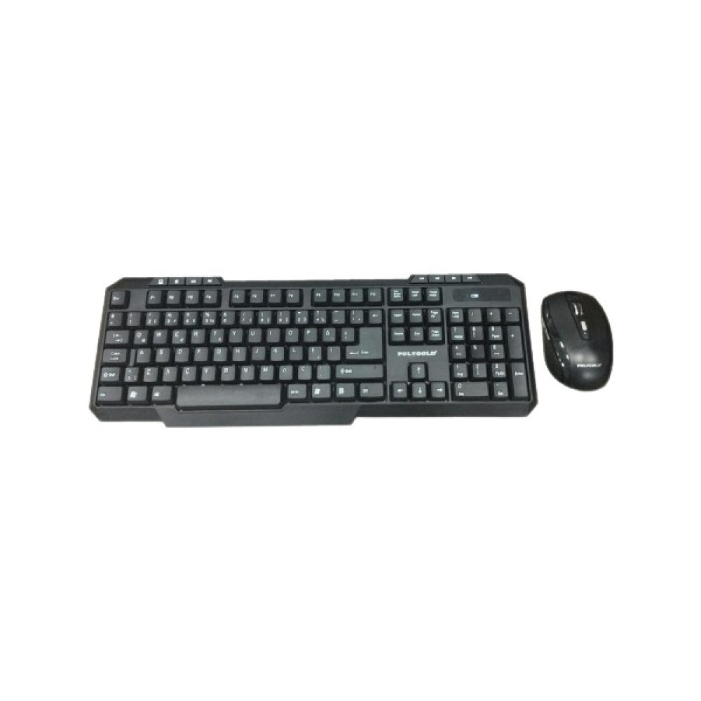 Polygold PG-8012 Kablosuz Klavye-Mouse Set - Siyah Klavye - Mouse Fiyatı