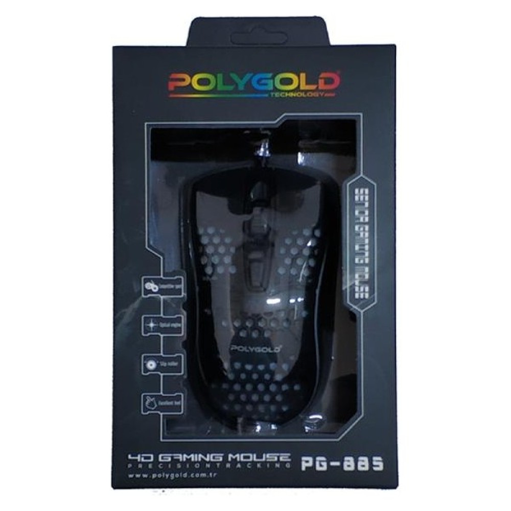 PolyGold PG-885 Oyuncu Mouse - Siyah Klavye - Mouse Fiyatı
