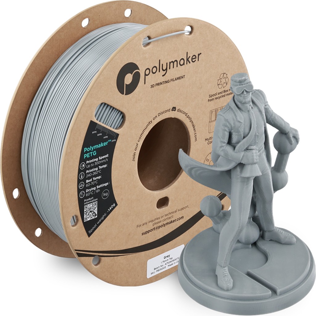 Polymaker Petg Filament Gri Filament Fiyatı