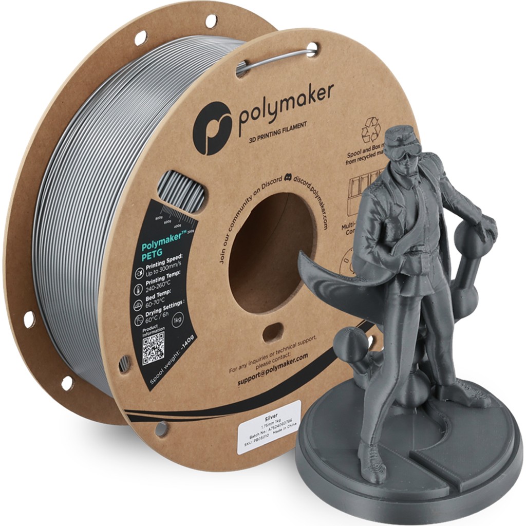 Polymaker Petg Filament Gümüş Filament Fiyatı