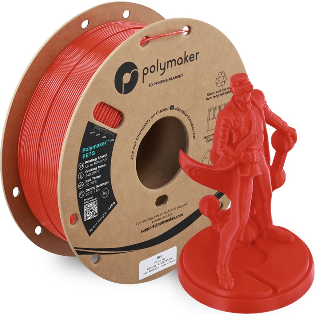 Polymaker Petg Filament Kırmızı Filament Fiyatı