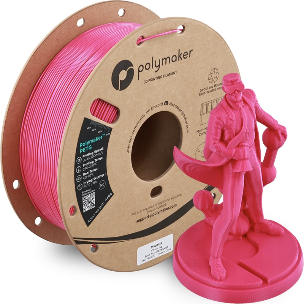 Polymaker Petg Filament Magenta - Fuşya Filament Fiyatı