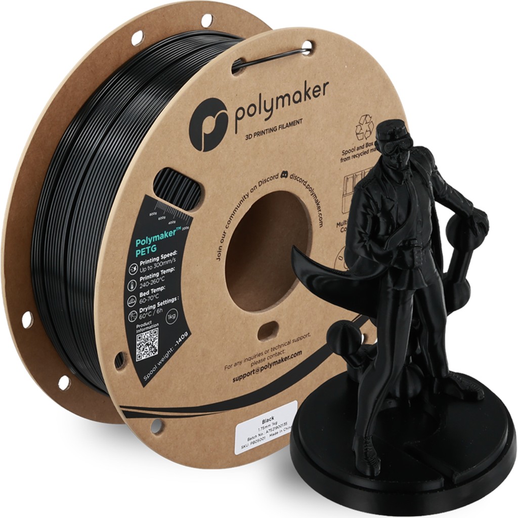 Polymaker Petg Filament Siyah Filament Fiyatı