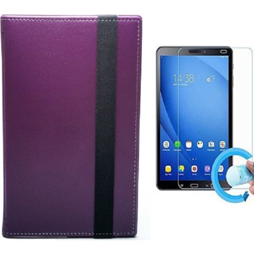 Polypad I70 - 7" Tablet Uyumlu Standlı Tablet Kılıfı + Nano Ekran Koruyucu - Mor Oto Boyaları Fiyatı