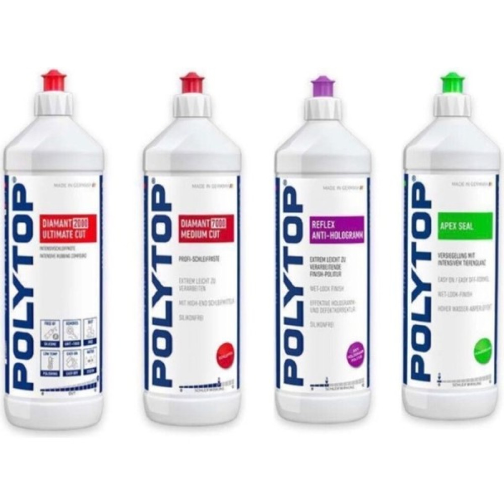 Polytop 2000 Agresif Pasta 7000 Ince Pasta Reflex Hare ve Apex Boya Koruma Seti 1 Lt Oto Bakım & Temizlik Ürünleri Fiyatı