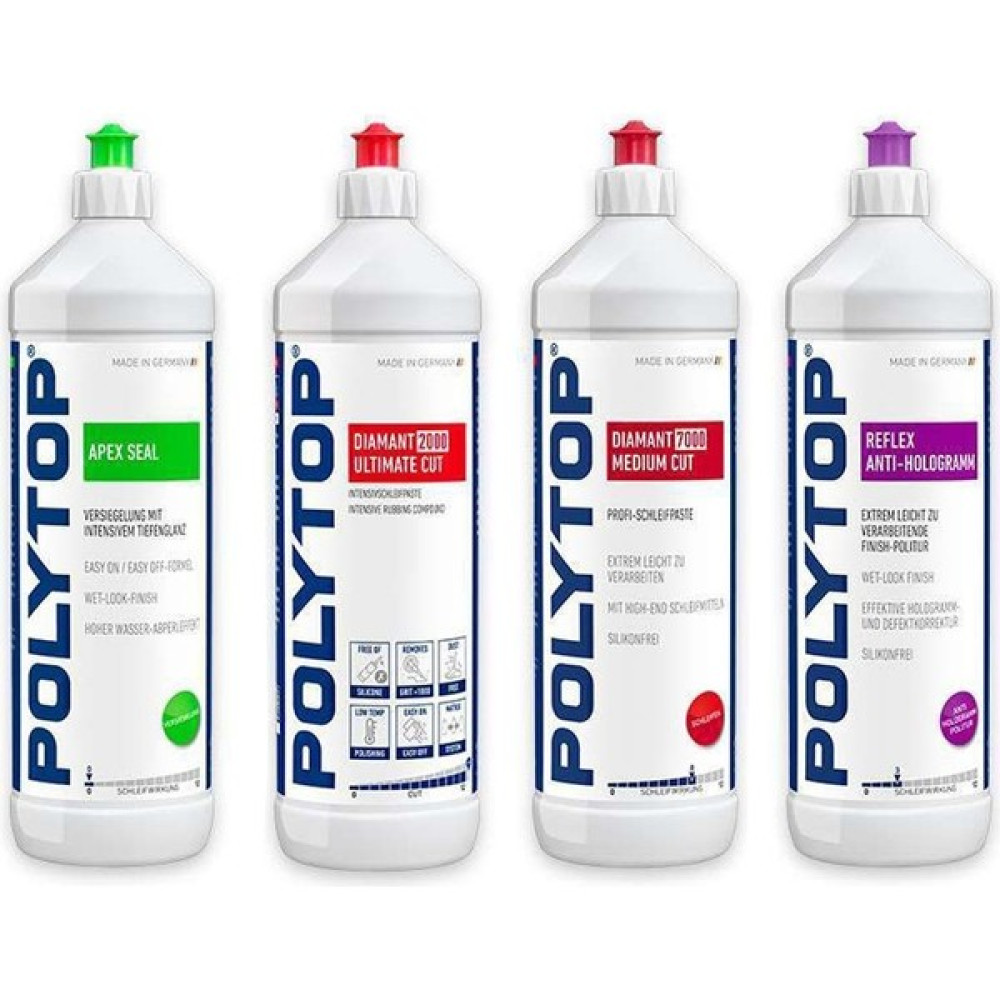 Polytop Premium Pasta Seti 1lt 2000-7000-REFLEX-SEAL Oto Çizik Giderici Fiyatı