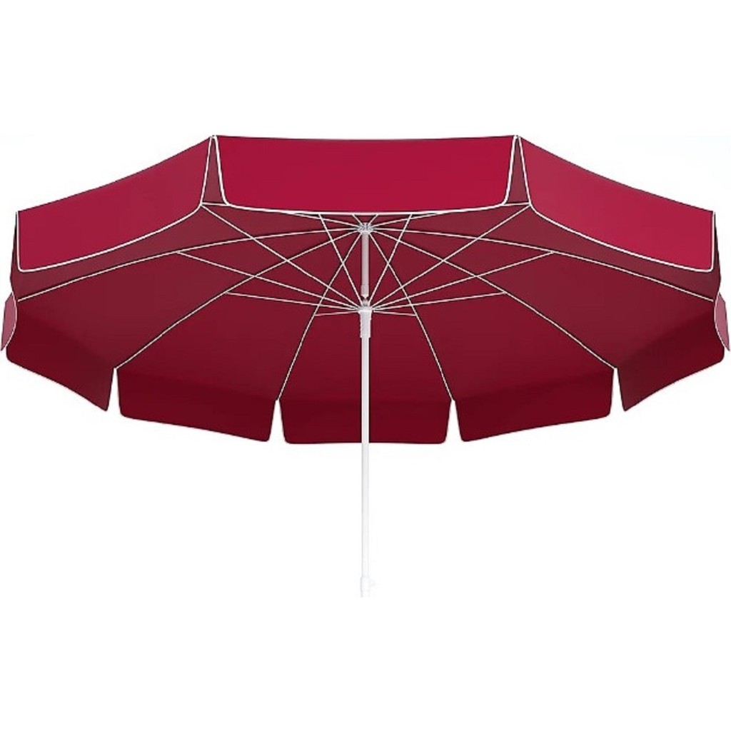 Pom Store Plaj Balkon Bahçe Piknik Şemsiyesi 220 cm 10 Telli Çok Sağlam + Bidon Hediyeli - Bordo Diğer Fiyatı