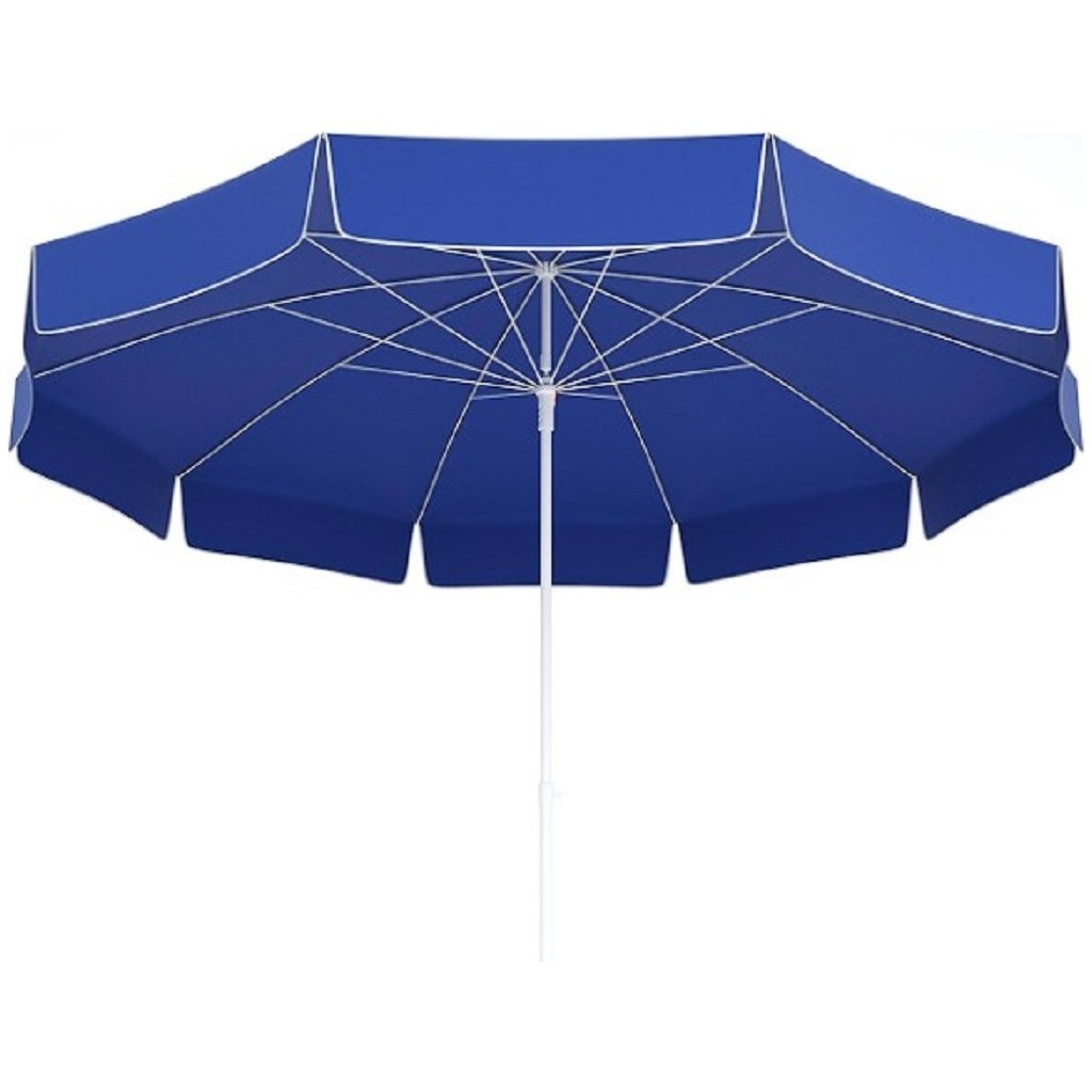 Pom Store Plaj Balkon Bahçe Piknik Şemsiyesi 220 cm 10 Telli Çok Sağlam + Bidon Hediyeli - Saks Mavi Diğer Fiyatı