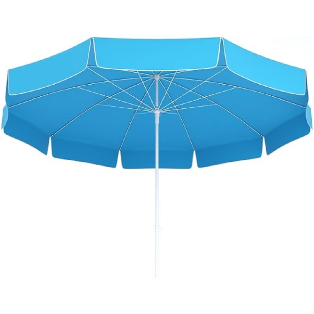 Pom Store Plaj Balkon Bahçe Piknik Şemsiyesi 220 cm 10 Telli Çok Sağlam + Bidon Hediyeli - Turkuaz Diğer Fiyatı