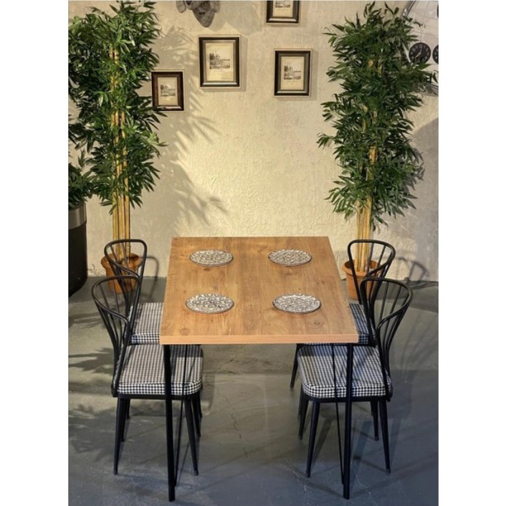 Pomashki 60X120 Yemek Masası,Mutfak,Salon Masa Takımı 4 Adet Güneş Sandalye Masa - Sandalye Seti / Takımı Fiyatı