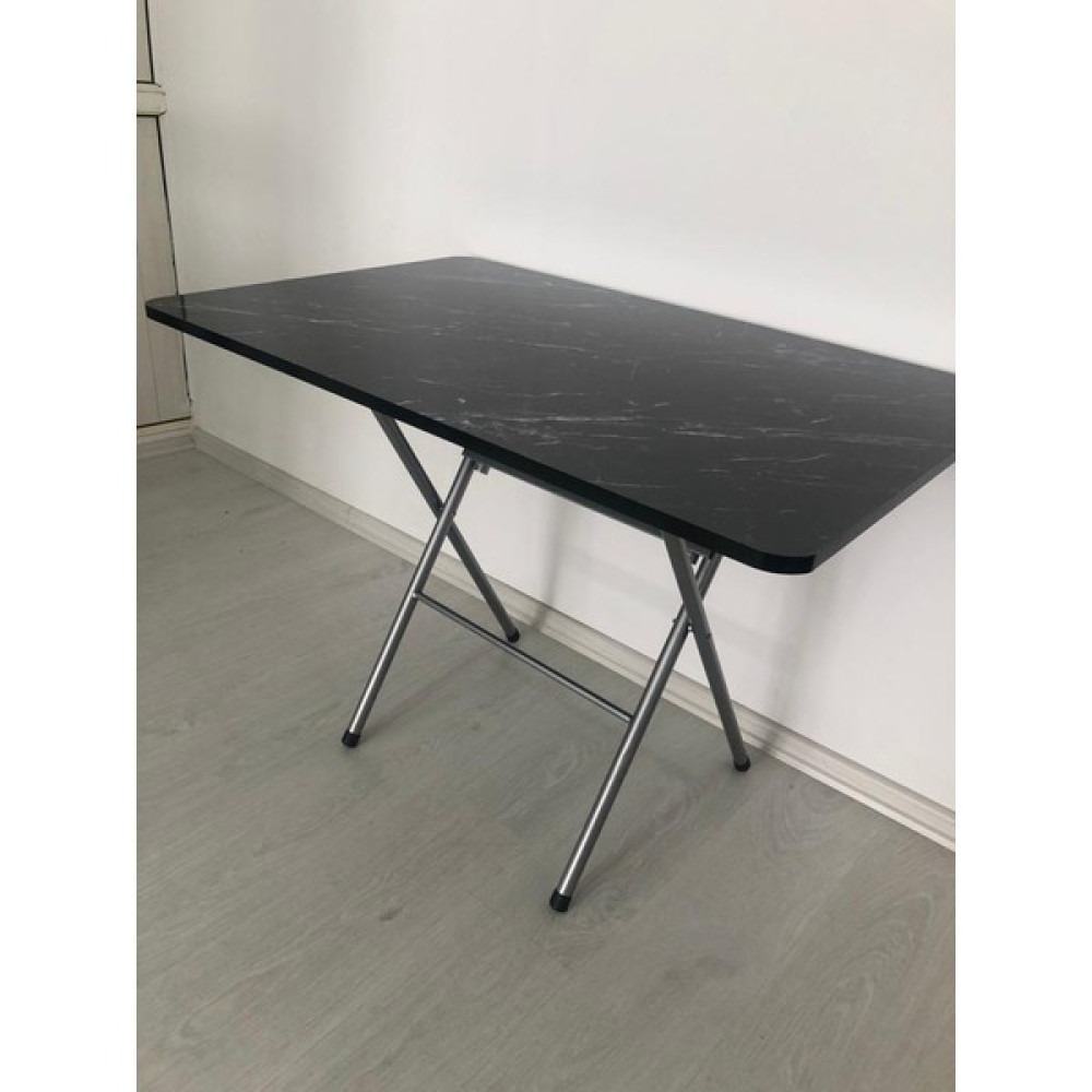 Pomashki 70 x 110 cm Katlanabilir Yemek,mutfak,salon,çalışma Masası - Siyah Yemek & Mutfak Masası Fiyatı