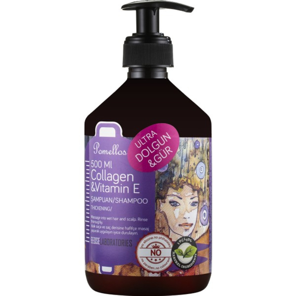 Pomellos Collogen & Vitamin E Şampuan 500 ml Oto Boyaları Fiyatı