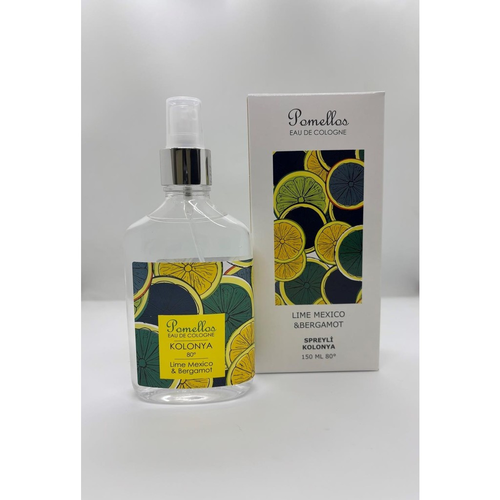 Pomellos Lime Mexico & Bergamot (150 ml Kolonya Cam Şişe) - 150 ml Diğer Fiyatı