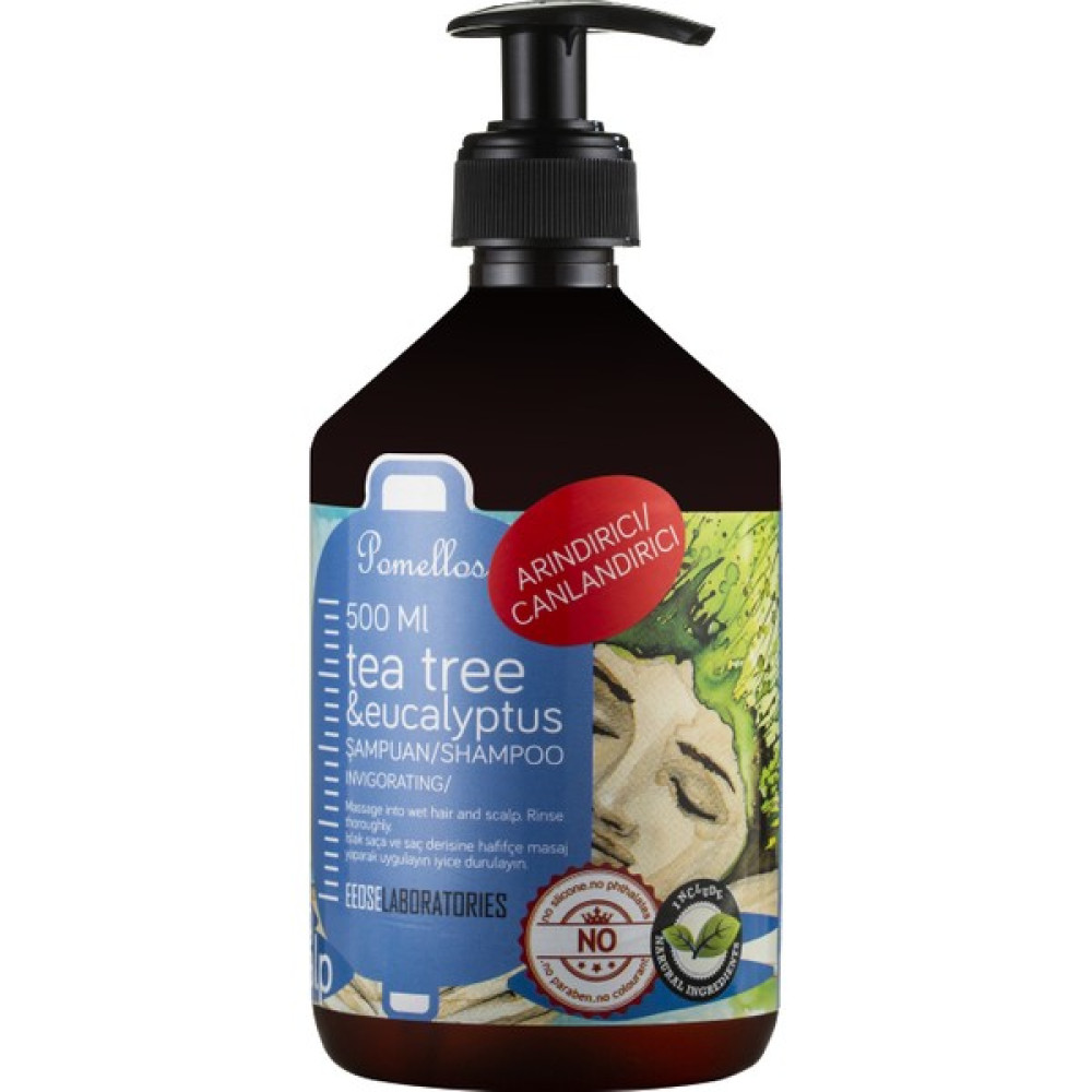 Pomellos Tea Tree Oil & Eaucalyptus Şampuan 500 ml Oto Boyaları Fiyatı