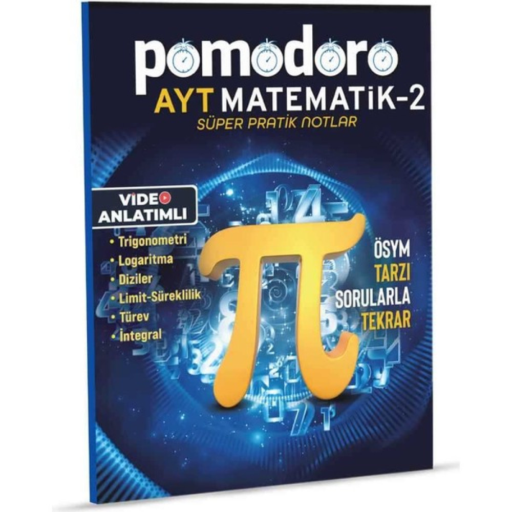 Pomodoro Eğitim Yayınları Pomodoro AYT Matematik-2 Konu Soru Süper Pratik Notlar Matematik Fiyatı