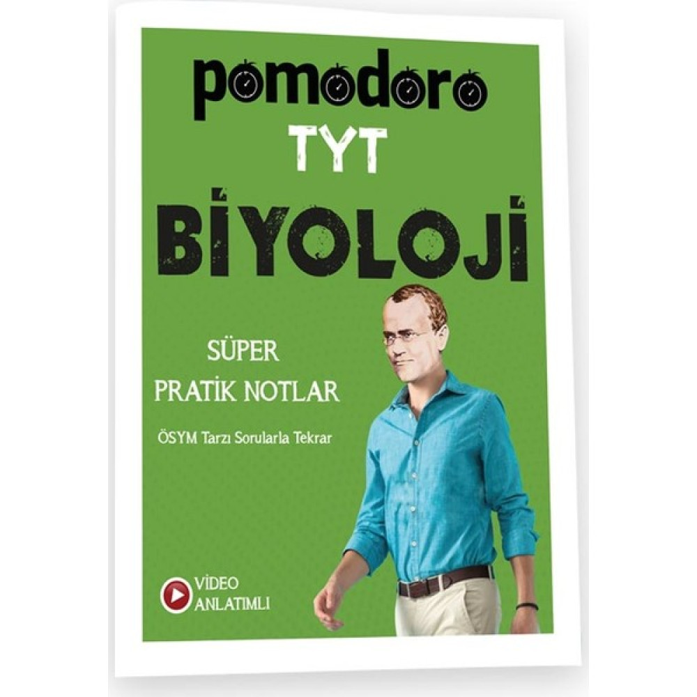 Pomodoro Eğitim Yayınları TYT Biyoloji Konu Soru Süper Pratik Notlar Ders Sınav Kitapları Fiyatı