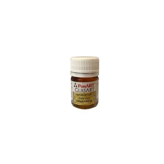 Ponart 584 GlasArt 20 ml Simli Altın Vitray Boyası