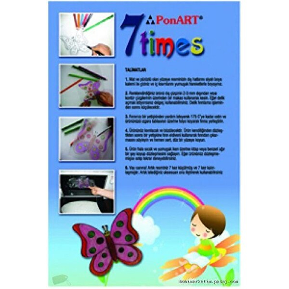 Ponart A5 7 Kat Küçülen Kağıt (2 adat/Paket) Yardımcı Malzeme Fiyatı