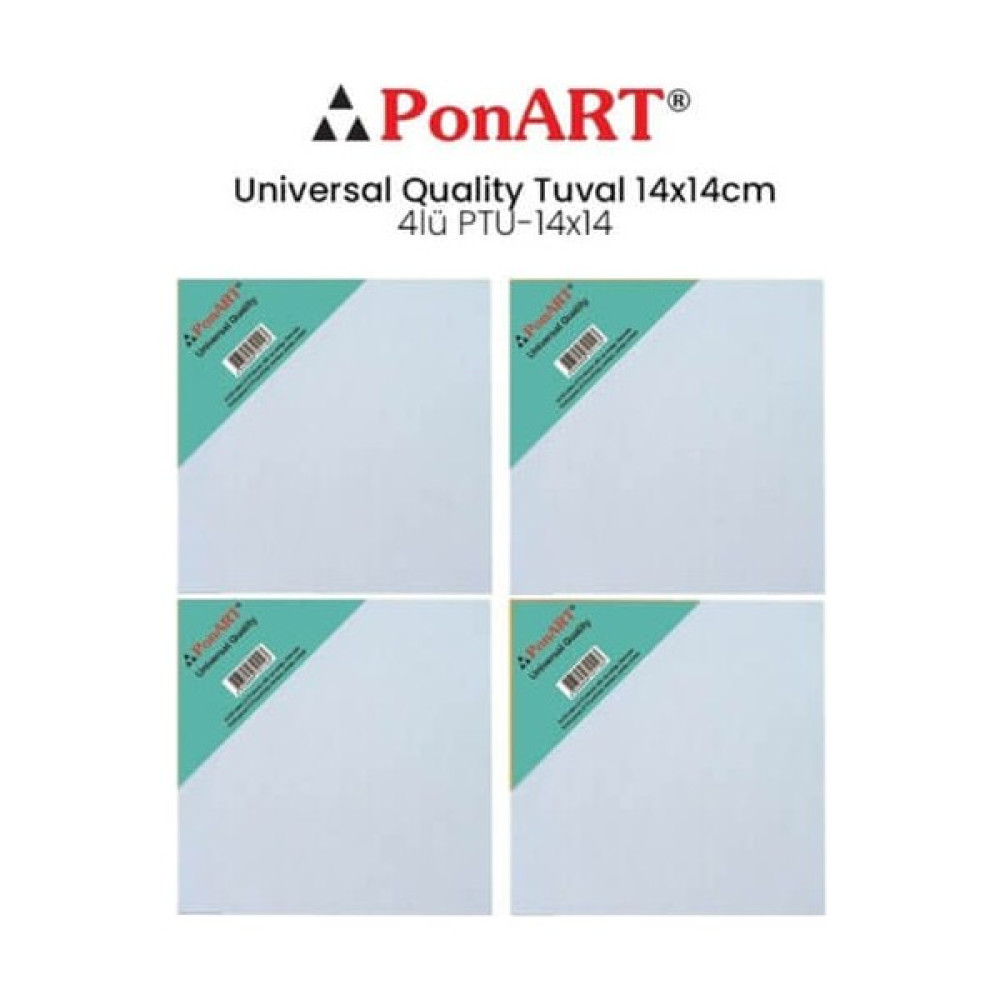 Ponart Universal Seri Tuval 14X14 Cm.4'lü Tuval Fiyatı